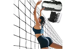 Siatka do siatkówki plażowej 9,5x1m – siatkówka, badminton, tenis