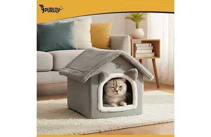 Koński legowisko – buda z daszkiem na zamek 39 × 38 × 35 cm