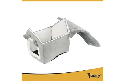 Koński legowisko – buda z daszkiem na zamek 39 × 38 × 35 cm