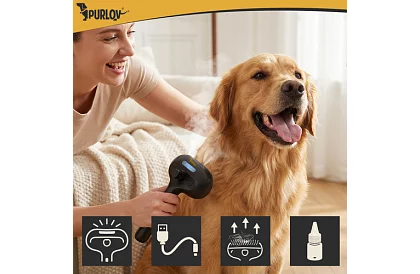 Elektryczna parowa szczotka do czesania – ładowalna