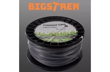 Żyłka tnąca do kosy spalinowej 3 mm x 100 m - wzmocniona, kwadratowa