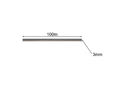 Żyłka tnąca do kosy spalinowej 3 mm x 100 m - wzmocniona, kwadratowa