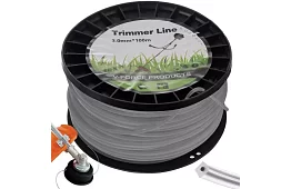 Żyłka tnąca do kosy spalinowej 3 mm x 100 m - wzmocniona, kwadratowa