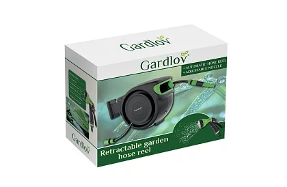 Zwijacz ścienny na węże – bęben z wężem 25 metrów