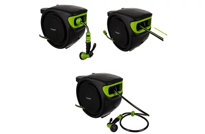 Zwijacz ścienny na węże – bęben z wężem 25 metrów