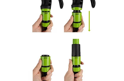 Zwijacz ścienny na węże – bęben z wężem 25 metrów