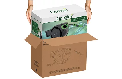 Zwijacz ścienny na węże – bęben z wężem 25 metrów