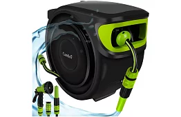 Zwijacz ścienny na węże – bęben z wężem 25 metrów