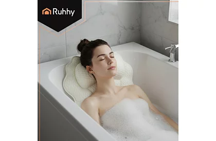 Poduszka relaksacyjna do wanny 43x40 cm