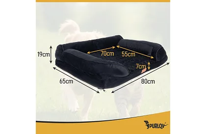 Ortopedyczny legowisko 80 × 65 × 19 cm – M