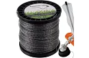 Żyłka tnąca do kosy spalinowej 2,4 mm x 100 m - wzmocniona, skręcona