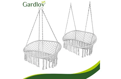 Huśtawka ogrodowa dwuosobowa z poduszką - Stork's Nest