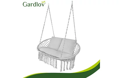 Huśtawka ogrodowa dwuosobowa z poduszką - Stork's Nest