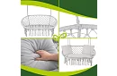 Huśtawka ogrodowa dwuosobowa z poduszką