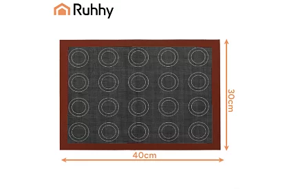 Silikonowa dwustronna mata do pieczenia 30x40 cm