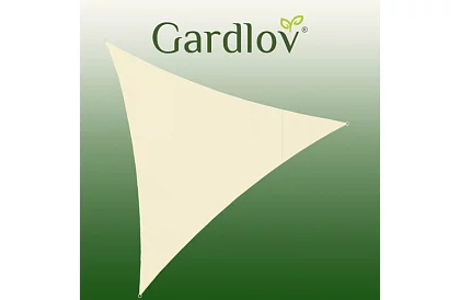 Strefa przeciwsłoneczna trójkąt 3 × 3 × 3 m – beżowa