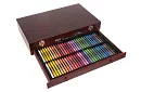 Zestaw do rysowania w drewnianej walizce - 148 elementów
