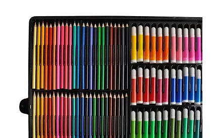 Duża zestaw malarski w walizce 288 szt.