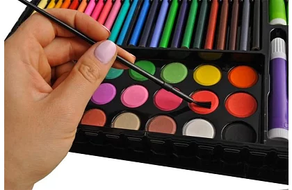 Duża zestaw malarski w walizce 288 szt.