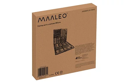 Duża zestaw malarski w walizce 288 szt.