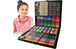 Duża zestaw malarski w walizce 288 szt.