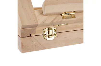 Zestaw artystycznych farb 45 sztuk w drewnianym etui z stojakiem