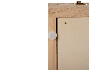 Zestaw artystycznych farb 45 sztuk w drewnianym etui z stojakiem