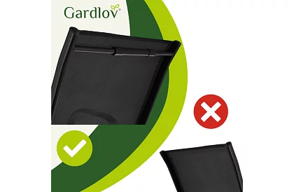 Zewnętrzne metalowe krzesła – 2 sztuki w zestawie