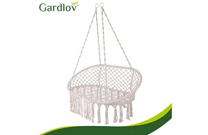 Huśtawka ogrodowa dwuosobowa z poduszkami - do 300 kg