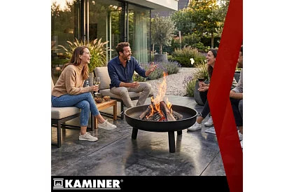 Ognisko ogrodowe z uchwytami – 80 cm