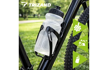 Uniwersalny uchwyt na butelkę do roweru – czarny