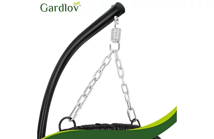 Huśtawka ogrodowa z poduszką – fotel wiszący do 150 kg