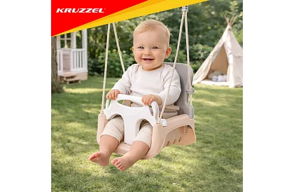 Huśtawka dziecięca wisząca do 30 kg – rosnąca