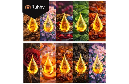 Zestaw olejków eterycznych, 10 zapachów – 10 sztuk po 10 ml