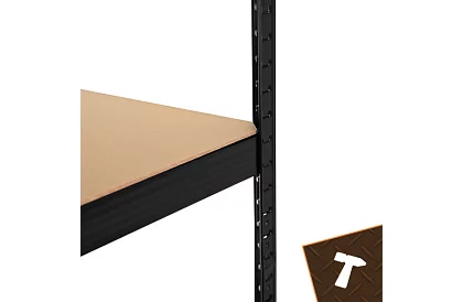 Regał metalowy magazynowy – 5 półek – 180×90×40 cm – nośność 1000 kg