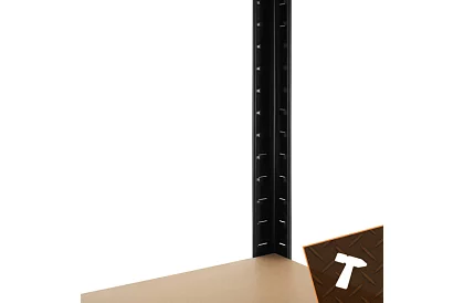 Regał metalowy magazynowy – 5 półek – 180×90×40 cm – nośność 1000 kg