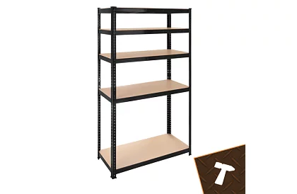 Regał metalowy magazynowy – 5 półek – 180×90×40 cm – nośność 1000 kg