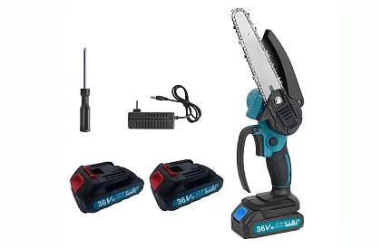 Akumulatorowa piła łańcuchowa DS36 + 2 akumulatory + 2 łańcuchy