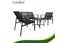 Zestaw mebli ogrodowych MORENO – stół + 2 krzesła + sofa