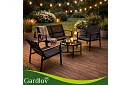 Zestaw mebli ogrodowych MORENO – stół + 2 krzesła + sofa