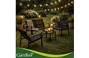Zestaw mebli ogrodowych MORENO – stół + 2 krzesła + sofa