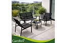 Zestaw mebli ogrodowych MORENO – stół + 2 krzesła + sofa