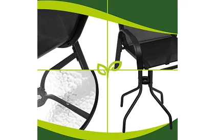 Zestaw mebli ogrodowych – stół + 2 krzesła