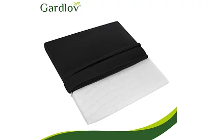 Zestaw mebli ogrodowych – stół, sofa, 2 krzesła – brązowy