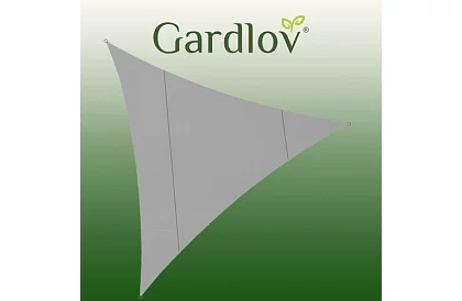 Strefa przeciwsłoneczna trójkąt 4 × 4 × 4 m – szara