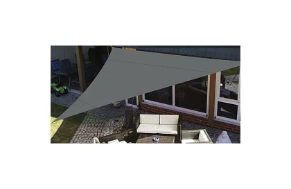 Strefa przeciwsłoneczna trójkąt 4 × 4 × 4 m – szara