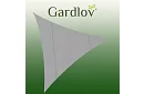 Strefa przeciwsłoneczna trójkąt 4 × 4 × 4 m – szara