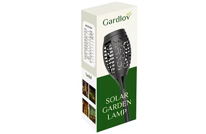 Zewnętrzna latarnia – solarna pochodnia z efektem migoczącego ognia