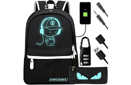 Refleksyjny plecak szkolny – 19 litrów
