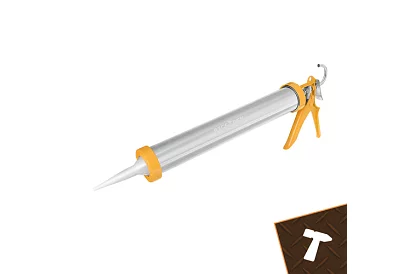 Pistolet do silikonu 600 ml + 5 dysz + 5 szpatułek